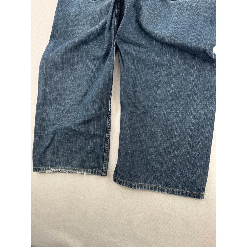 Levis 569 Loose Straight Leg Jeans Mens 40x30 (40x25 Hemmed) Blue Denim Workwear